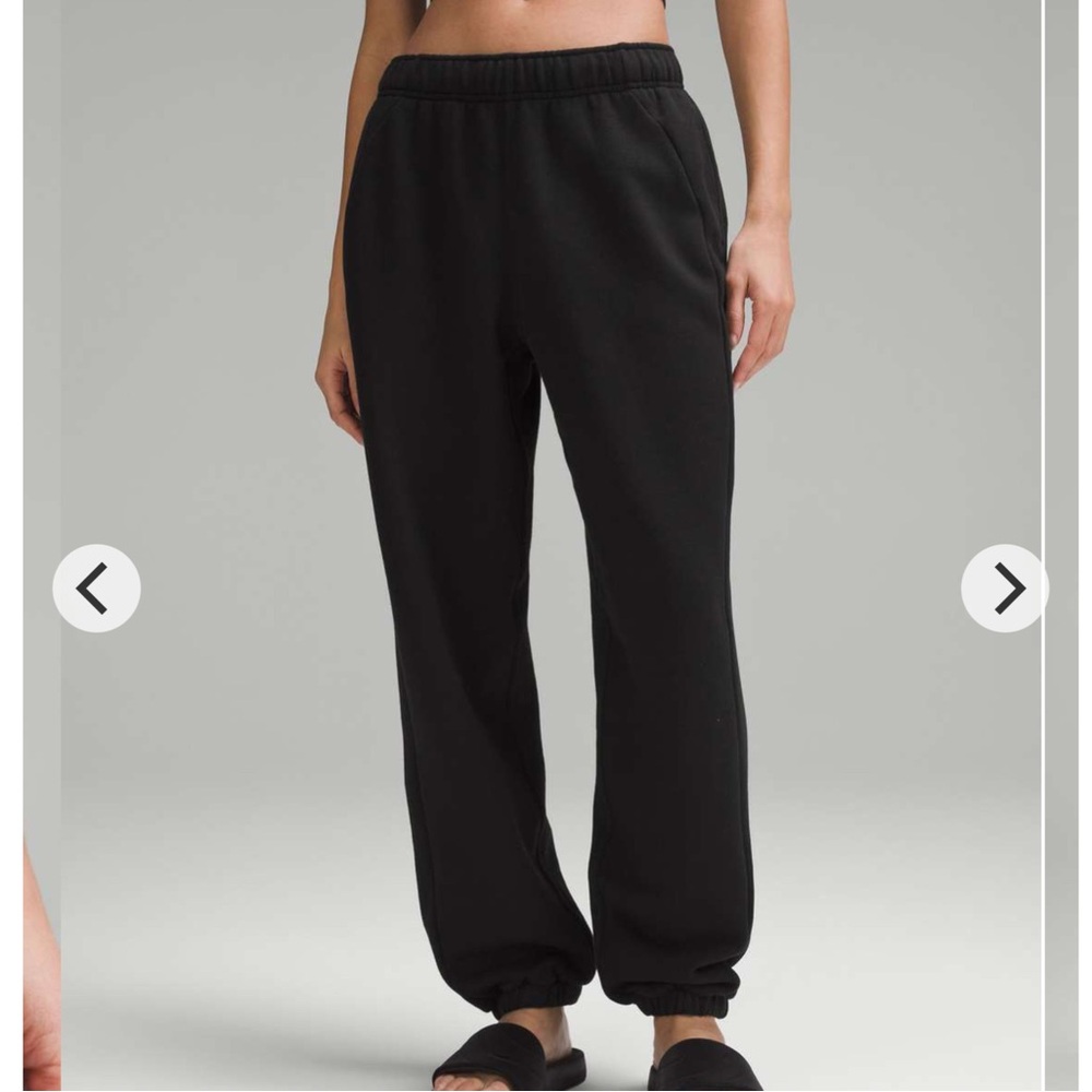 Lululemon black scuba oversized joggers